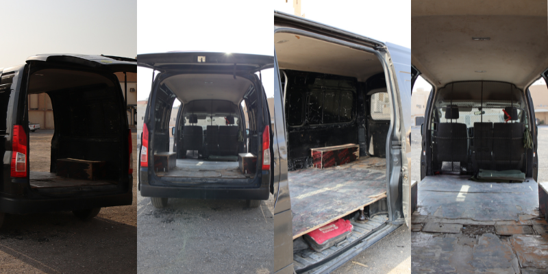 Support Van interior