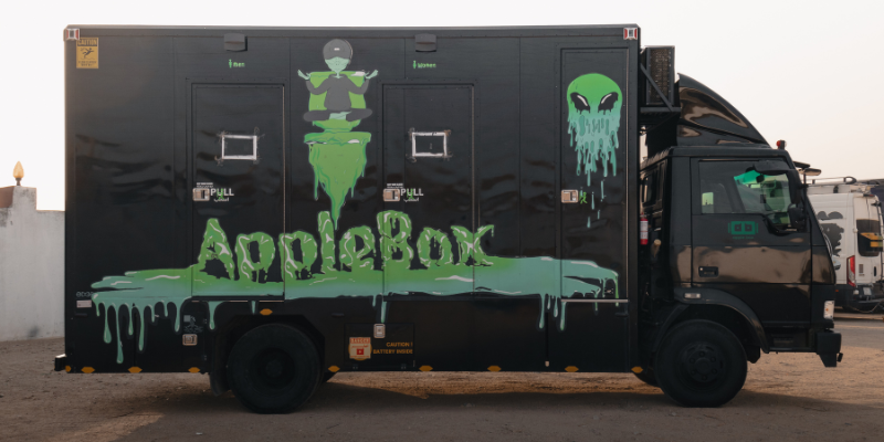 Toilet Truck interior