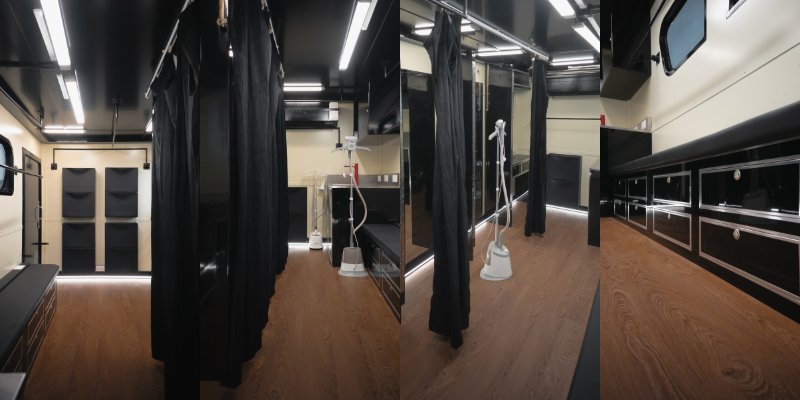 Wardrobe Truck interior